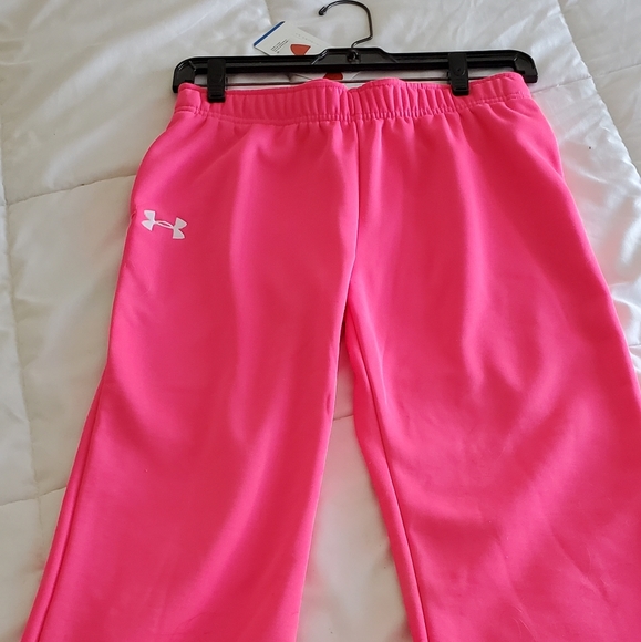 NEW with tags Under Armour Youth Jogger in Pink - Picture 1 of 3